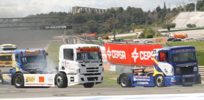 Gran actuación de David Felipe en la primera prueba del Europeo de Camiones