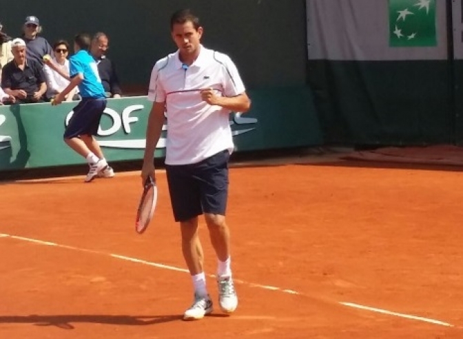 Guillermo García-López cayó en octavos de final de Roland Garros con el francés Gael Monfils