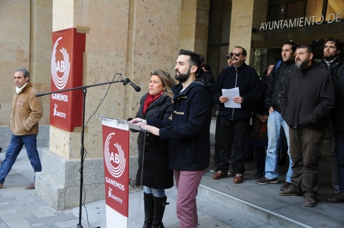 Ganemos Albacete muestra su apoyo a la manifestación convocada por las marchas de la dignidad contra la ‘ley mordaza’
