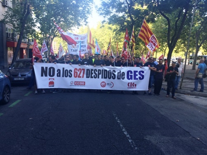 La plantilla de Global Energy Services de Albacete secunda mayoritariamente la huelga