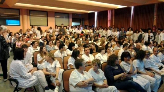 Los trabajadores del hospital Mancha Centro de Alcázar se forman para actuar ante emergencias