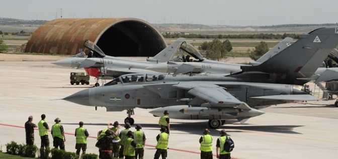 Aviones alemanes dejan el TLP en Albacete para unirse a la guerra en Siria