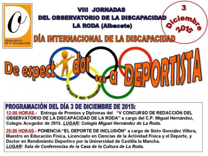 VIII Jornadas del Observatorio de la Discapacidad de La Roda