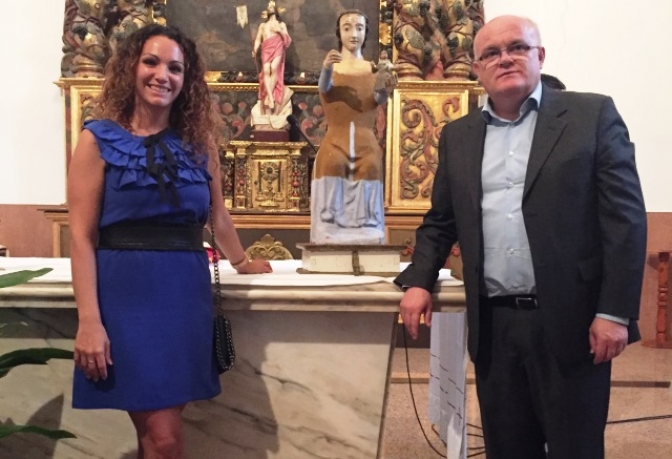 La Junta de Comunidades estima que la Talla Gótica de la Virgen de las Aguas, patrona de Viveros, fue realizada en el siglo XIV