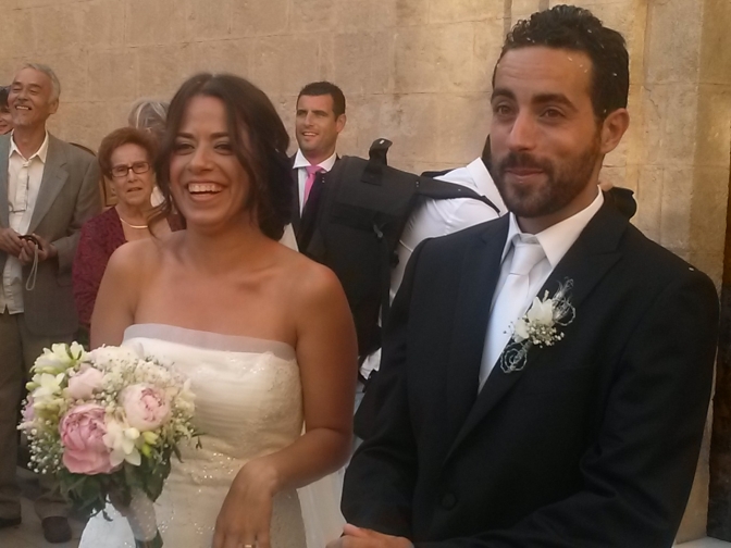 Noelia y Roberto ya son marido y mujer