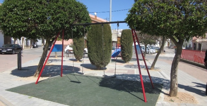 Terminadas en Villarrobledo las obras de rehabilitación del parque de la Plaza del Rollo