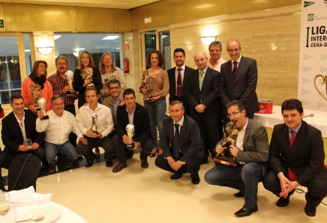 El Tiro de Pichón acogió la entrega de premios de la I Liga Interclubes