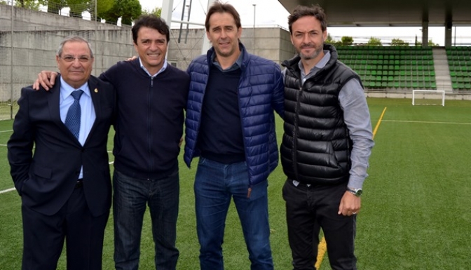 Catali acompaña a una delegación de Asprona en su visita a la ciudad del Fútbol de Las Rozas