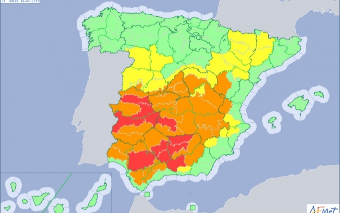 La Junta activa el METEOCAM por las altísimas temperaturas en Castilla-La Mancha