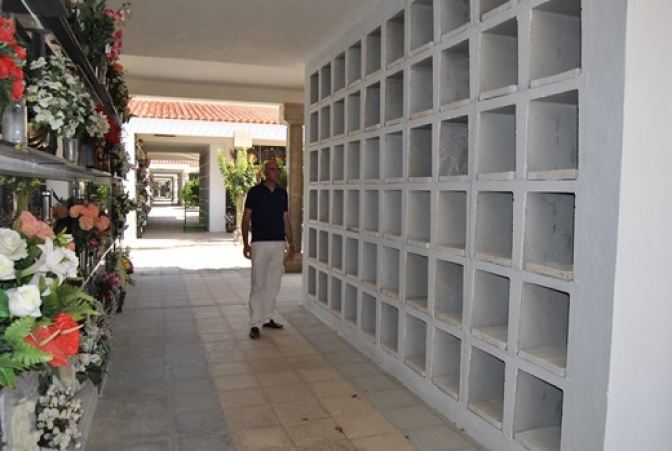 Finalizadas las obras de los nuevos columbarios del cementerio municipal de Albacete