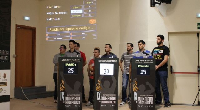 Alumnos del Instituto Las Sabinas de El Bonillo (Albacete), segundos en la IX Olimpiada de Informática de Castilla-La Mancha