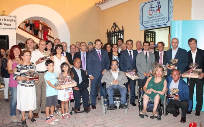 Entrega de los XVII Premios de Integración Social de AMIAB en la Feria de Albacete