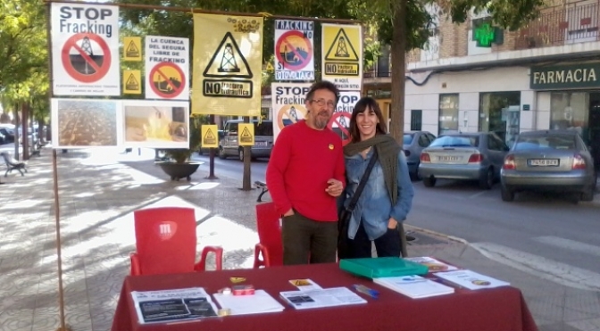Plataformas contra el fracking estarán presentes en la Feria del Comercio de Fuente Álamo