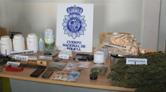 Cinco detenidos y tres puntos de venta de droga desmantelados en Albacete