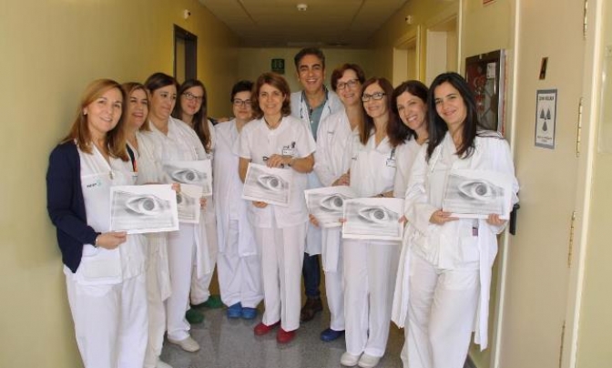 Enfermeras del Hospital Mancha Centro de Alcázar logran un premio nacional por un estudio sobre la curvatura corneal