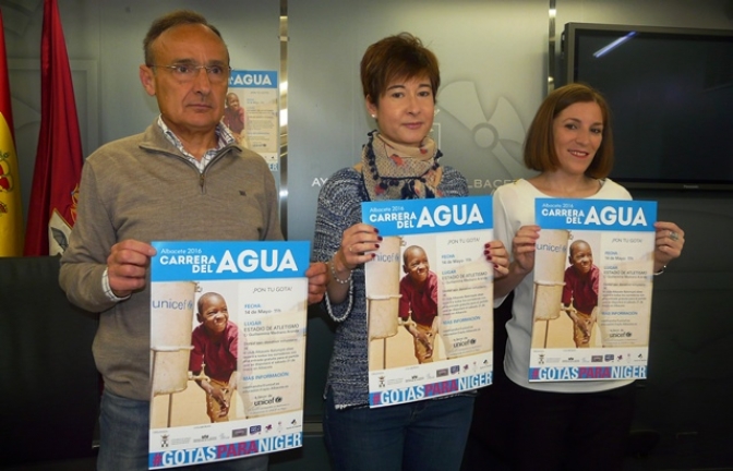 El próximo sábado día 14 de mayo se celebrará en Albacete la V Carrera del Agua por UNICEF