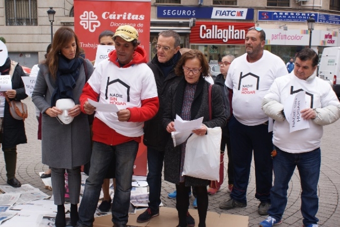 Albacete conmemora del Día de las Personas Sin Hogar organizado por Cáritas Diocesana de Albacete