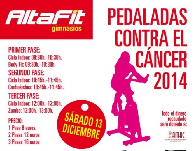 La cuarta edición de ‘Pedaladas contra el cáncer’ se celebra el sábado día 13