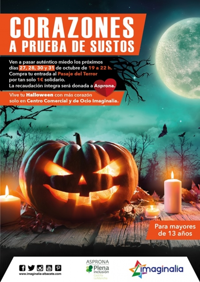 ‘Corazones a prueba de sustos’, una iniciativa solidaria de Imaginalia para Halloween
