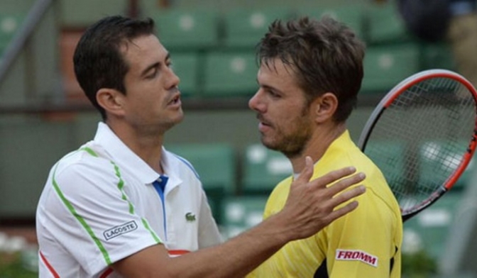 Guillermo García-López da la gran sorpresa de Roland Garros y deja en la cunea a Stan Wawrinka en cuatro sets