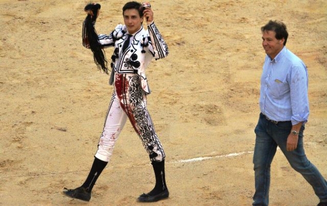 Roca Rey indulta un toro en la corrida del Centenario de la Plaza de Toros de Albacete