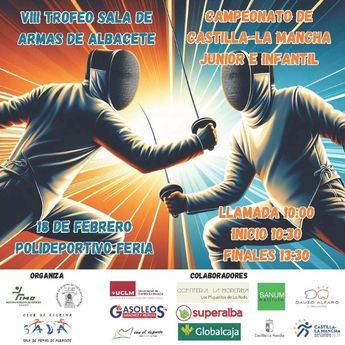 Albacete acoge el Campeonato Regional de Esgrima junior e infantil