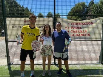 José García y José Luis Rodríguez, campeones del torneo de pádel de Chinchilla de Montearagón