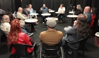 Manuel Serrano se compromete a elaborar un Plan Estratégico de Cultura en Albacete de la mano del sector