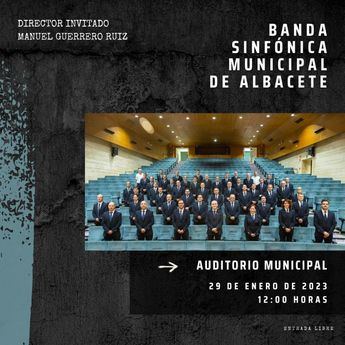 El Auditorio Municipal acogerá este domingo un nuevo concierto de la Banda Sinfónica Municipal de Albacete