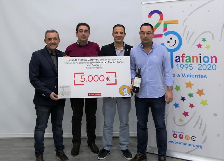 La empresa albaceteña Cutanda Vinos apoya la labor de AFANION con su primera edición de ‘El abuelo Perico’