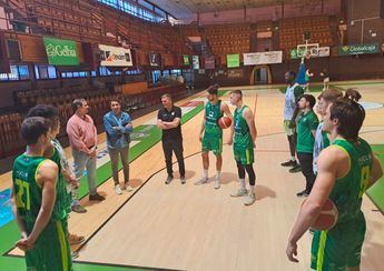 Sancha traslada al Albacete Basket el aliento de la Diputación ante el partido de vuelta de la primera fase del Play Off