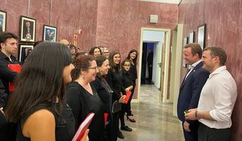 El XXX Encuentro Coral, que promueve el Orfeón de La Mancha, se celebró ayer en el Teatro Circo