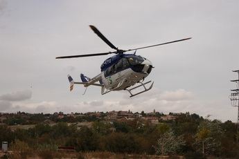 Herido un hombre de 56 años al colisionar una motocicleta y un turismo en Castillo de Garcimuñoz