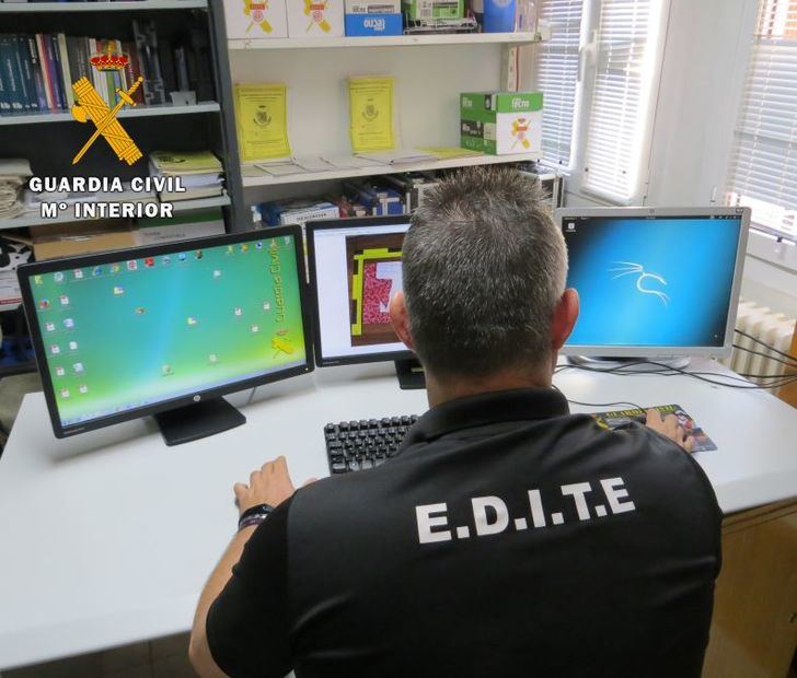 La Guardia Civil de Albacete detiene a una persona en Madrid por tenencia y distribución de pornografía infantil