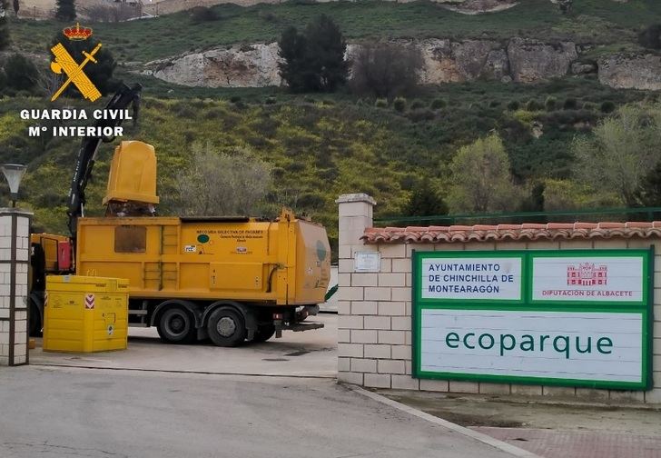 Detenida una mujer por sustraer residuos eléctricos de un ecoparque de Chinchilla de Montearagón