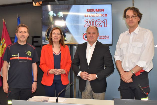 'Filomena' incrementó en más de un 50 por ciento las actuaciones de salvamento de los bomberos de Albacete en 2021