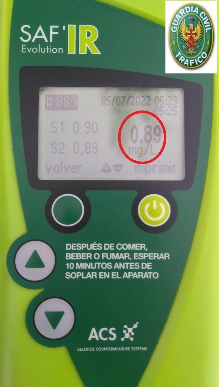 Investigado por circular con una tasa de alcoholemia seis veces más de lo establecido en Almuradiel