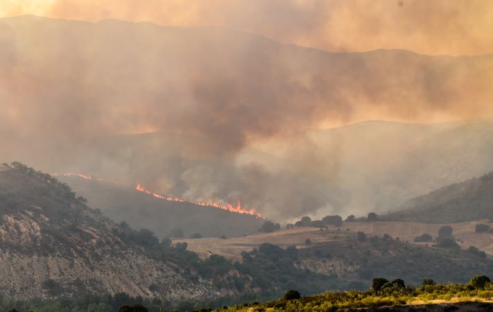 Seprona apunta a un 90% de posibilidades de que el fuego de Valdepeñas de la Sierra haya sido intencionado
