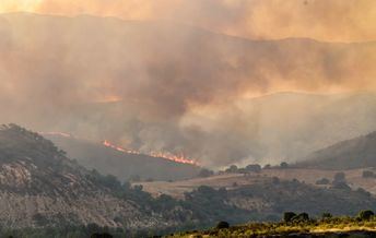Seprona apunta a un 90% de posibilidades de que el fuego de Valdepeñas de la Sierra haya sido intencionado