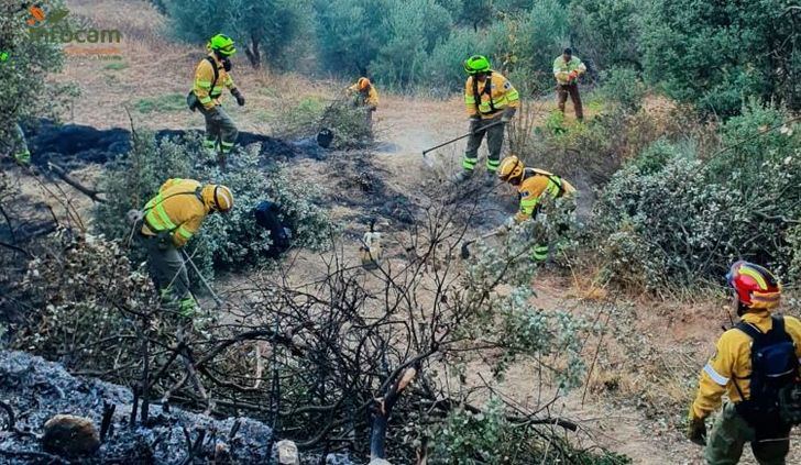 Dan por estabilizado el incendio de Moropeche en Yeste (Albacete)
