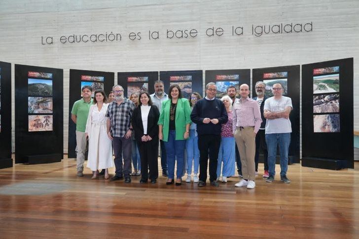 C-LM exhibe su arte rupestre hasta el 28 de octubre con una exposición en la sede toledana de la Consejería de Educación