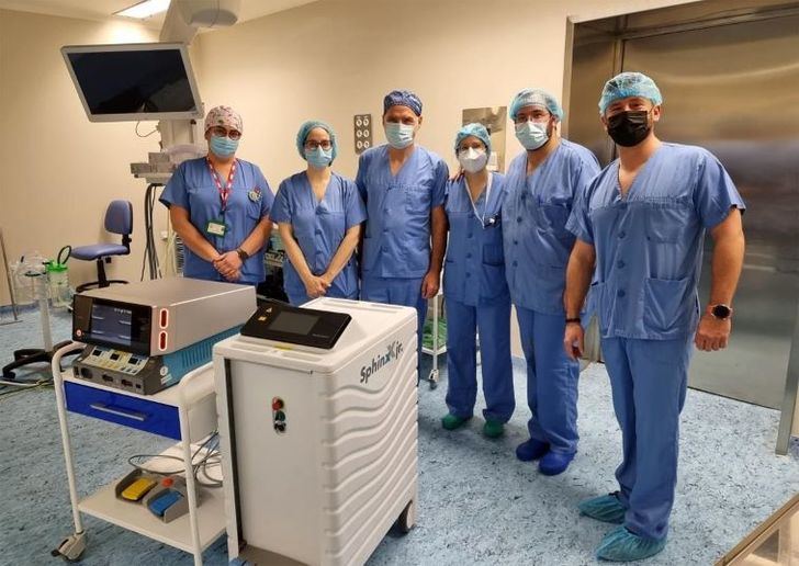 Una técnica láser en el tratamiento de los cálculos en la vejiga comienza a utilizarse en el Hospital de Villarrobledo