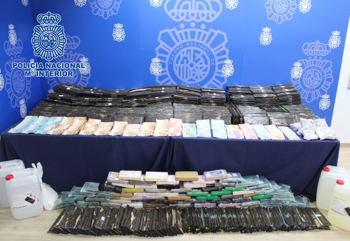 Intervenidos 600 kilos de 'coca' en cajas de fruta en una operación con 38 detenidos en varias provincias, incluida Albacete