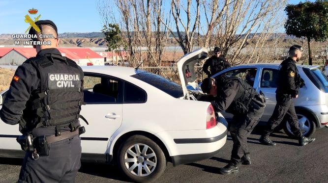 Detenidas dos personas en Almonacid de Zorita por secuestrar a un hombre en Madrid