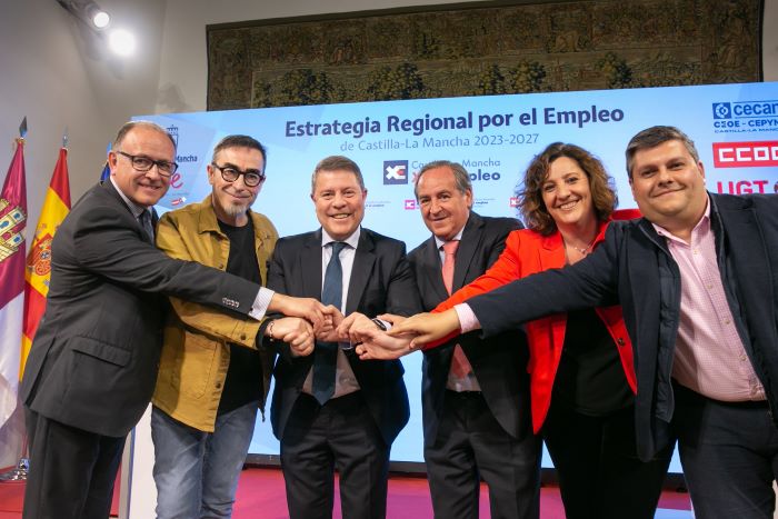 C-LM compromete 1.096 millones para la Estrategia por el Empleo que creará hasta 60.000 trabajos al año hasta 2027