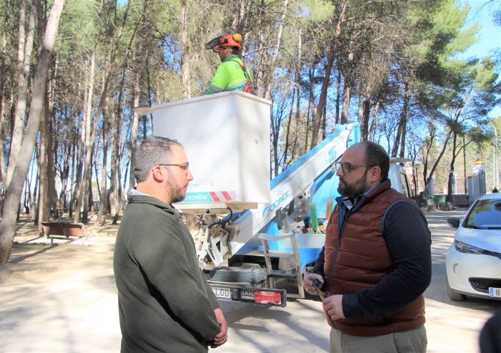 Tratados de forma preventiva unos 3.500 pinos contra la procesionaria en Albacete y pedanías en la campaña 2022/2023