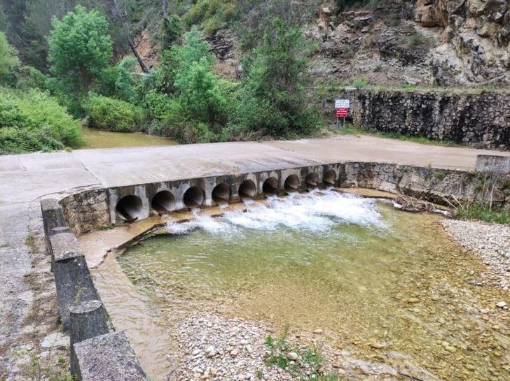El río Zumeta a su paso por Góntar (Albacete) avanza sus trabajos de drenaje tras una inversión de 700.000 euros de CHS