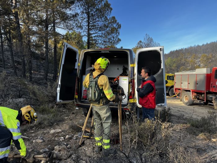 El incendio de Ocentejo (Guadalajara) podría tener como origen un descuido humano, según la Junta