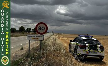 Investigado por conducir a 184 kilómetros hora en un tramo de vía limitado a 90 en Chinchilla (Albacete)