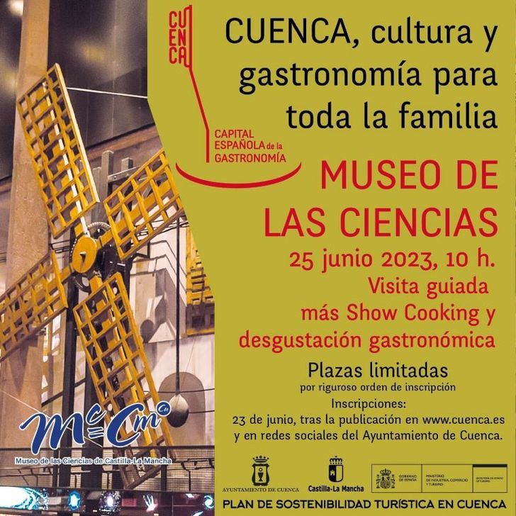 El Museo de las Ciencias de C-LM acoge el domingo una nueva actividad por la Capital Española de la Gastronomía